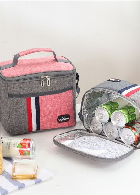 Термосумка/сумка холодильник для їжі з собою Young 7 л Серая More (253840461)