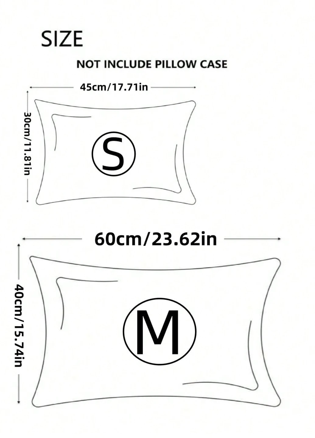 Подушка, 40х60 см SHEIN (337991421)