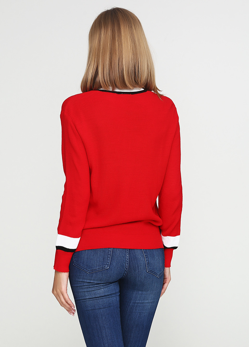 Красный демисезонный пуловер пуловер Imperial