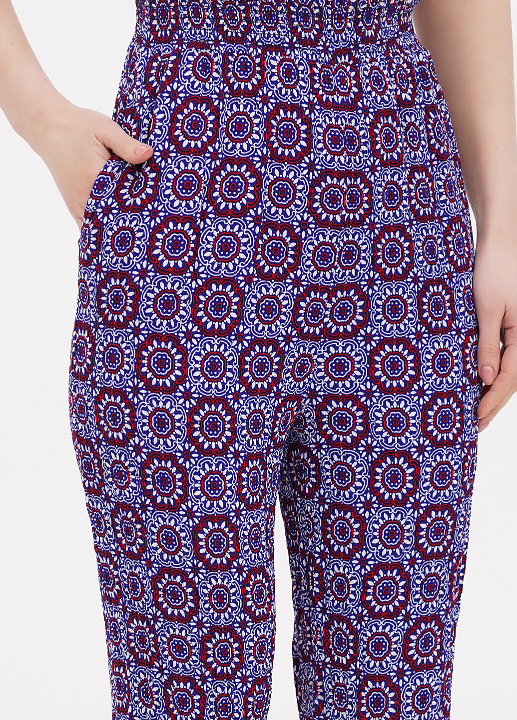Комбінезон Boden комбінезон-брюки абстрактний синій кежуал віскоза