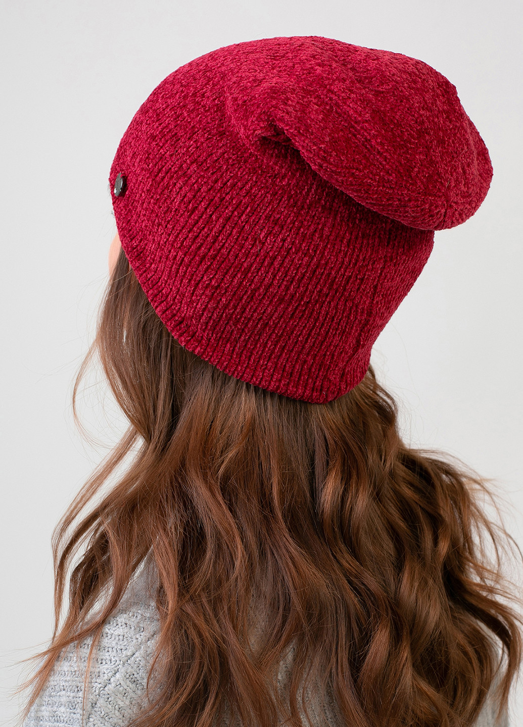 Високоякісна, м'яка, тепла зимова жіноча шапка без підкладки 330030 Merlini (242216296)