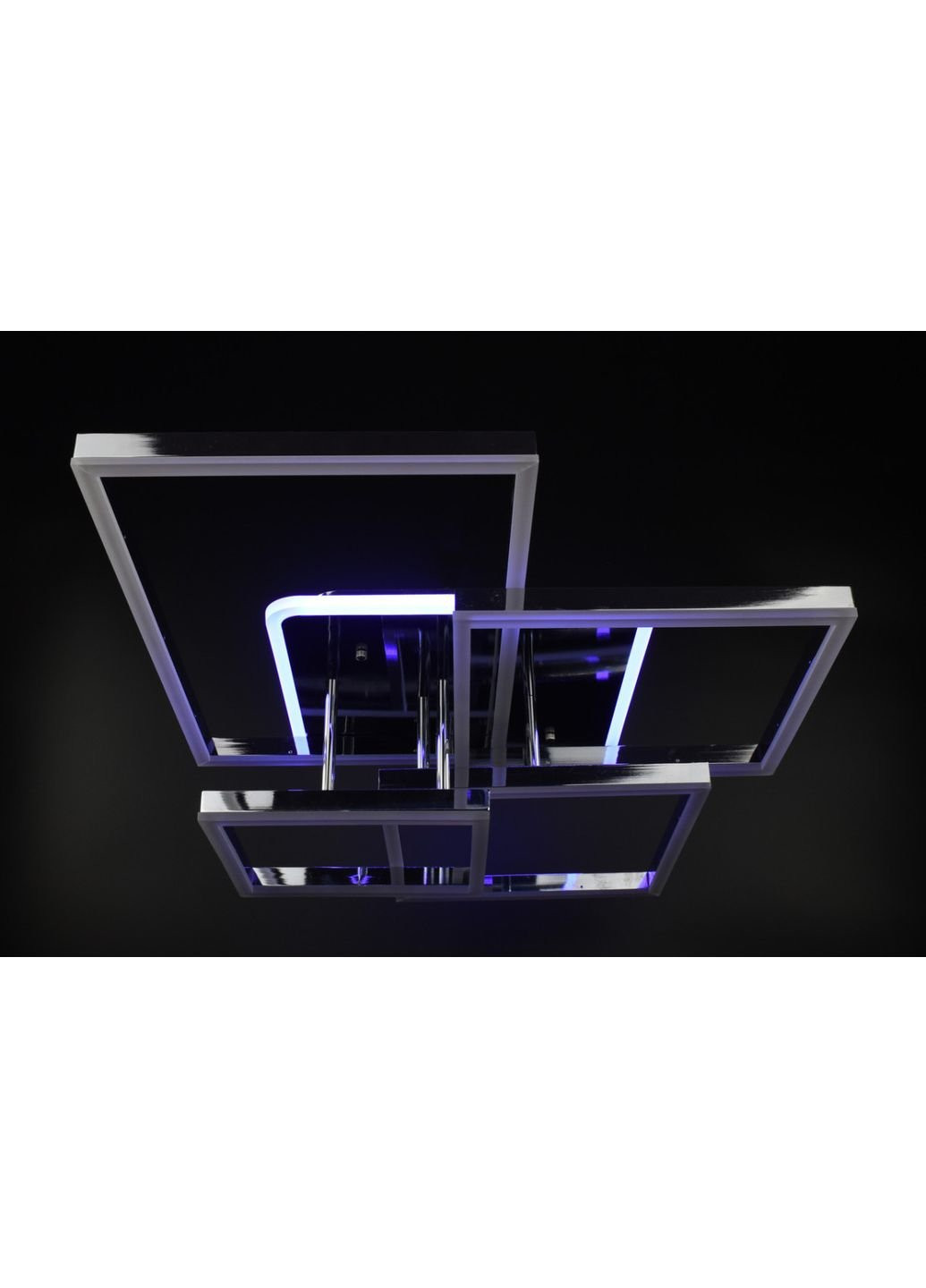 Люстра потолочная LED с пультом A9040/4-RGB-ch Хром 17х56х71 см. Sunnysky (253628384)