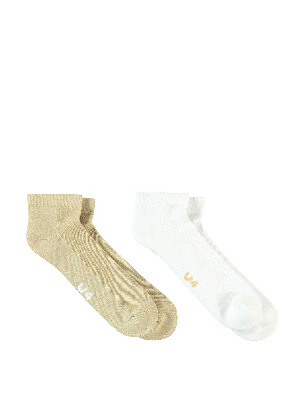 Комбинированные носки (2 пары) UNITED4 однотонные (329058646)