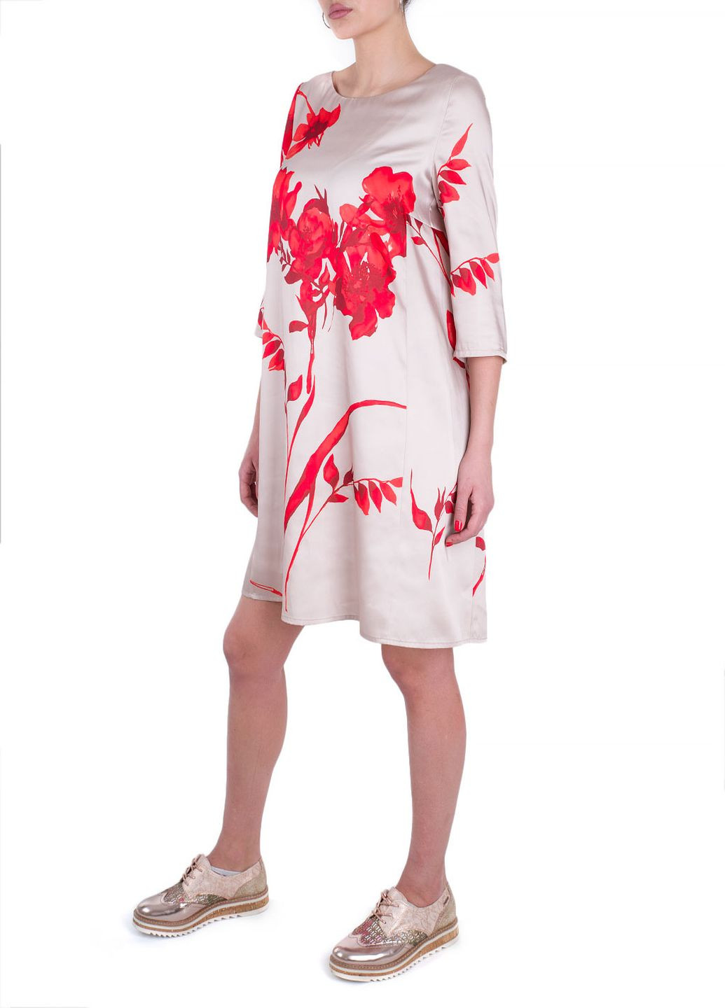 Комбінована кежуал плаття, сукня Marc Aurel з квітковим принтом