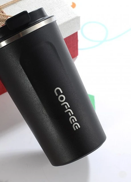 Металева термокрутка Coffe Tumbler 500 мл - чорна More (253850563)