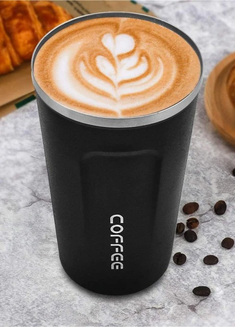 Металева термокрутка Coffe Tumbler 500 мл - чорна More (253850563)