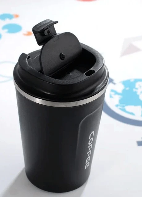 Металева термокрутка Coffe Tumbler 500 мл - чорна More (253850563)