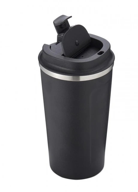 Металева термокрутка Coffe Tumbler 500 мл - чорна More (253850563)