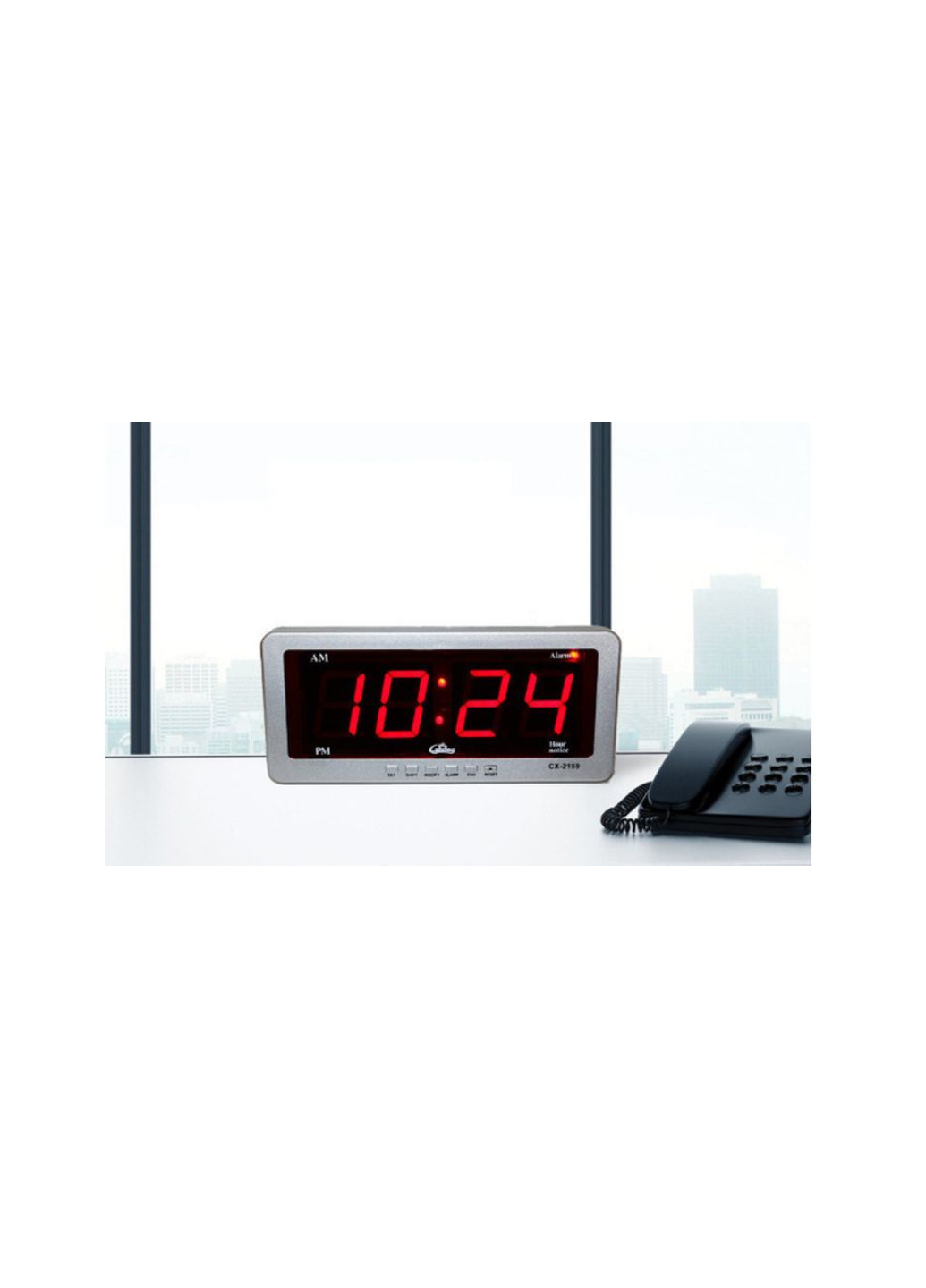 Электронные Часы CAIXING CX 2169, настольные часы с ярким светодиодным LED дисплеем Art (254568425)