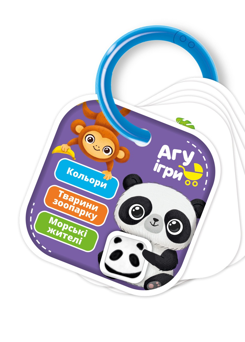 Картки на кільці "Кольори. Тварини" VT2000-01 (укр) Vladi toys (255391283)