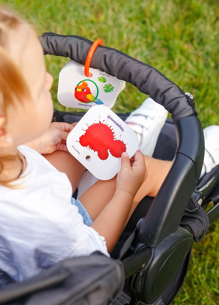 Картки на кільці "Кольори. Тварини" VT2000-01 (укр) Vladi toys (255391283)