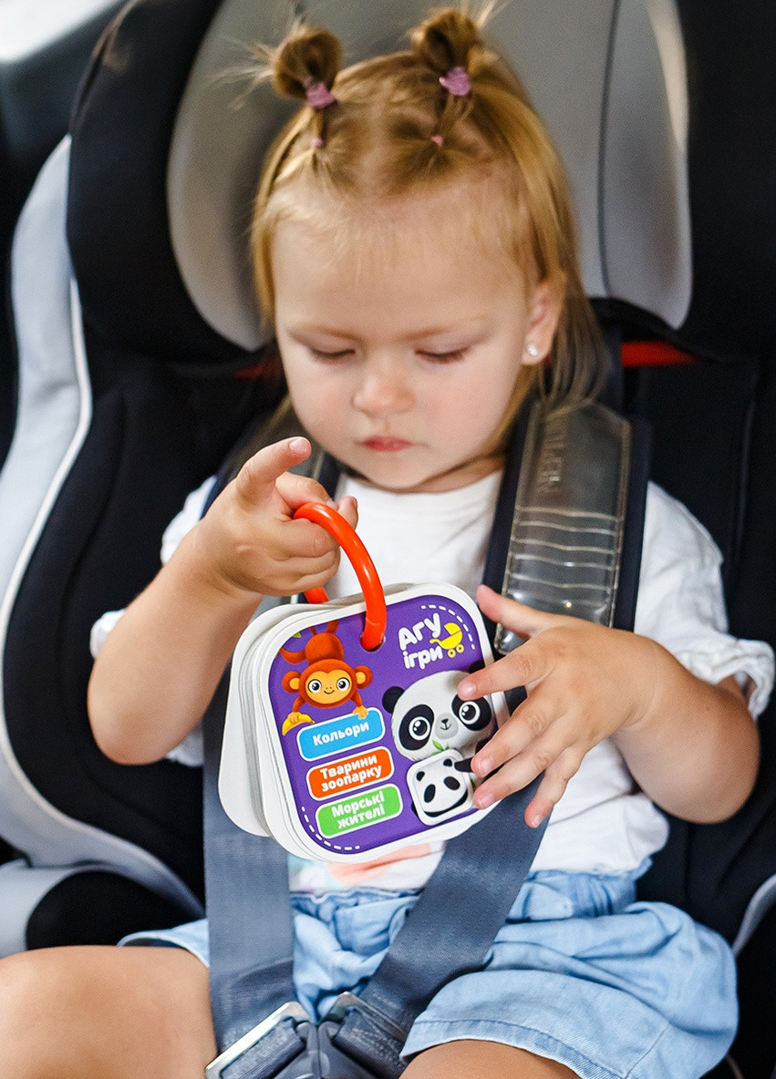 Картки на кільці "Кольори. Тварини" VT2000-01 (укр) Vladi toys (255391283)