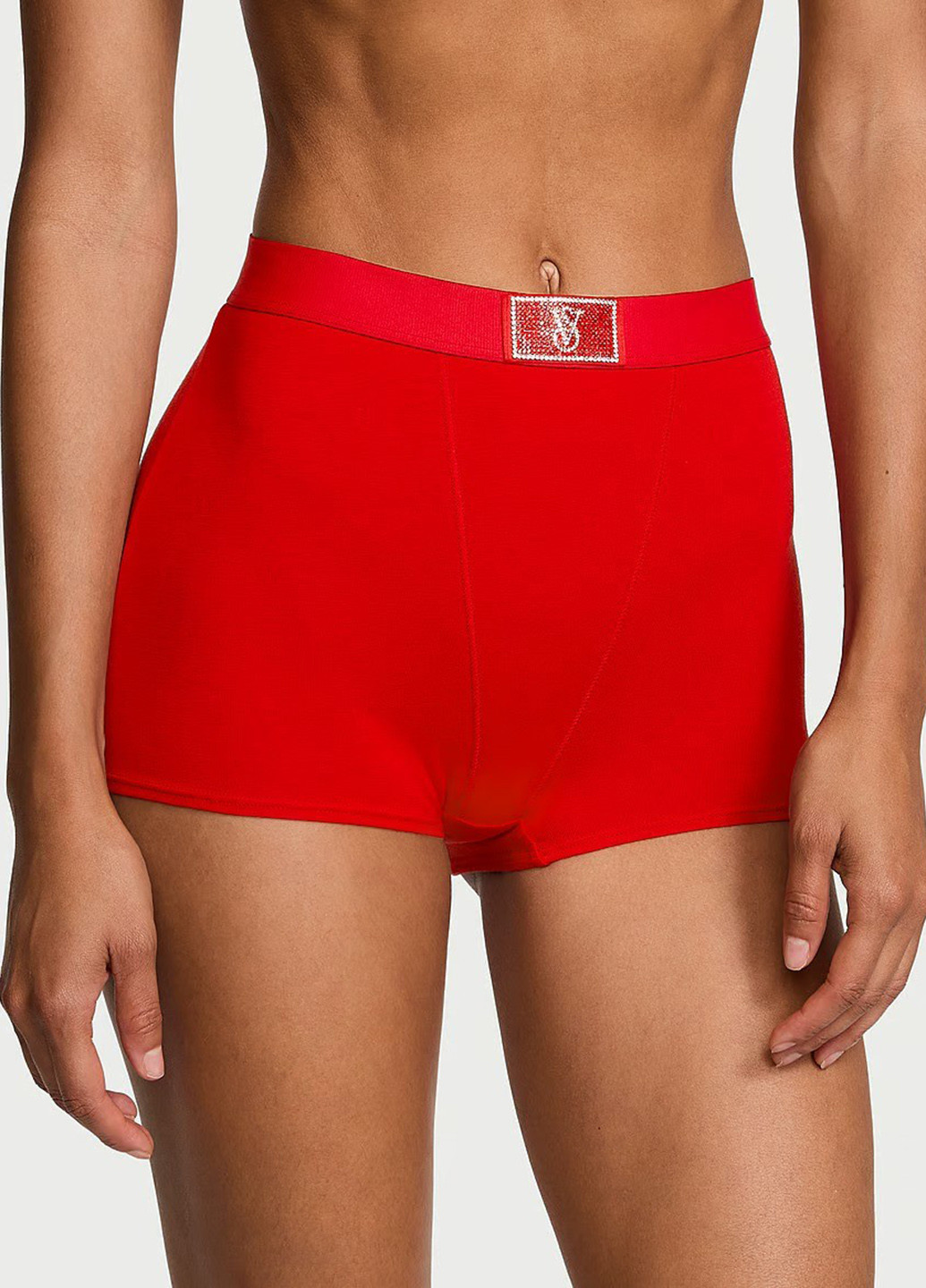 Красный демисезонный комплект (бюстгальтер, трусики) Victoria's Secret