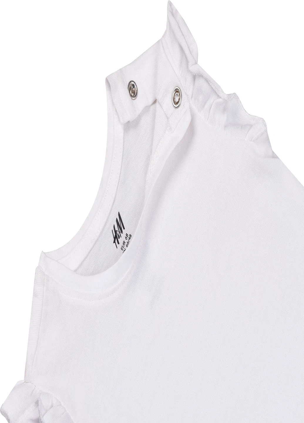 Белая летняя футболка H&M