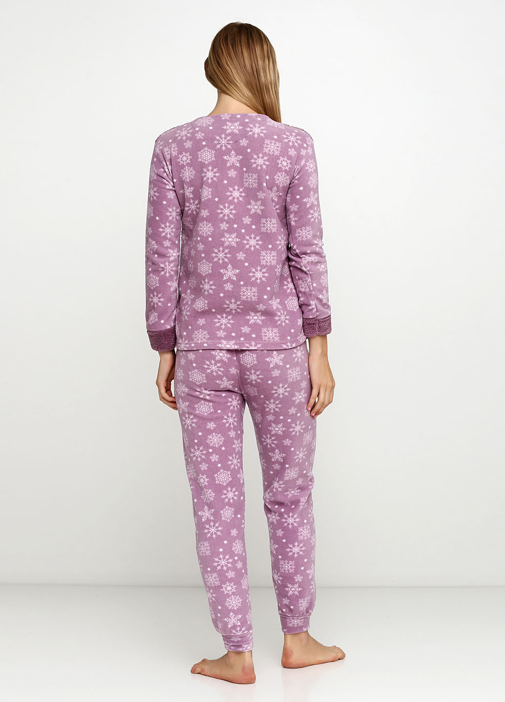 Сиреневая всесезон пижама кофта + брюки Fawn