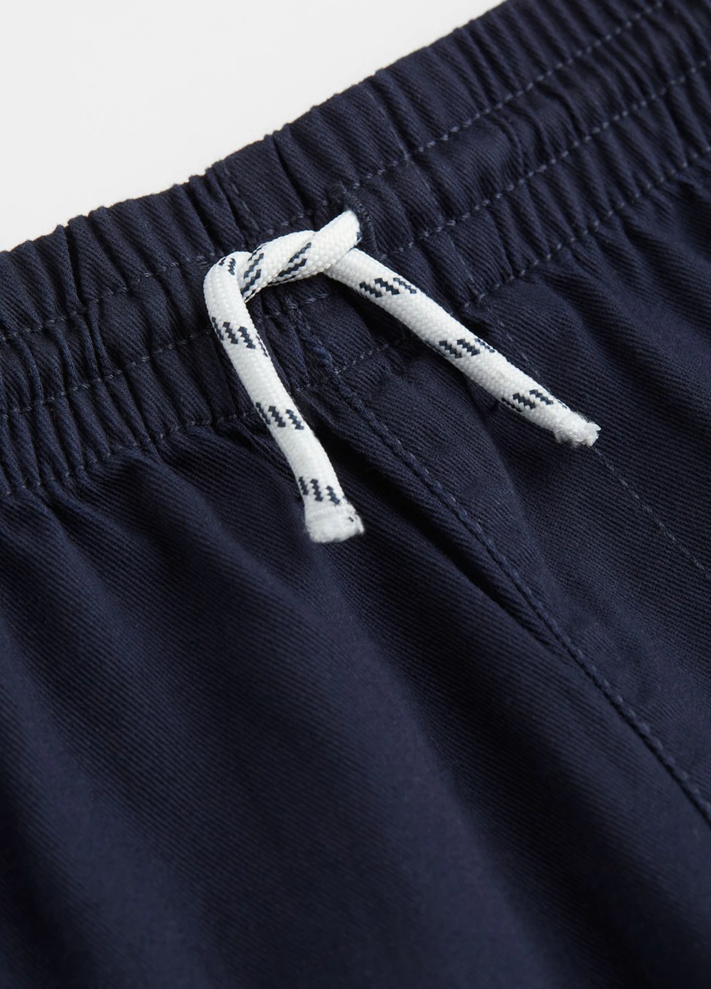 Темно-синие кэжуал демисезонные джоггеры брюки H&M