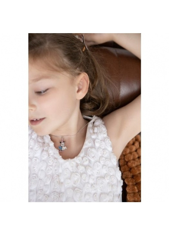 Серебряная кулон подвеска детская с эмалью Минни Маус UMAX (245694086)