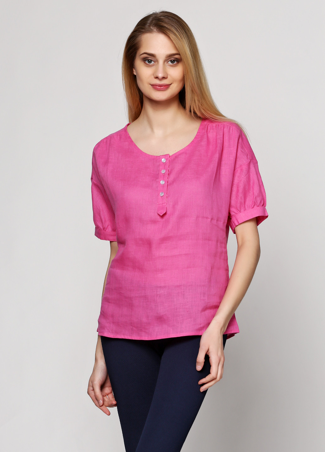 Розовая летняя блуза Gottlich