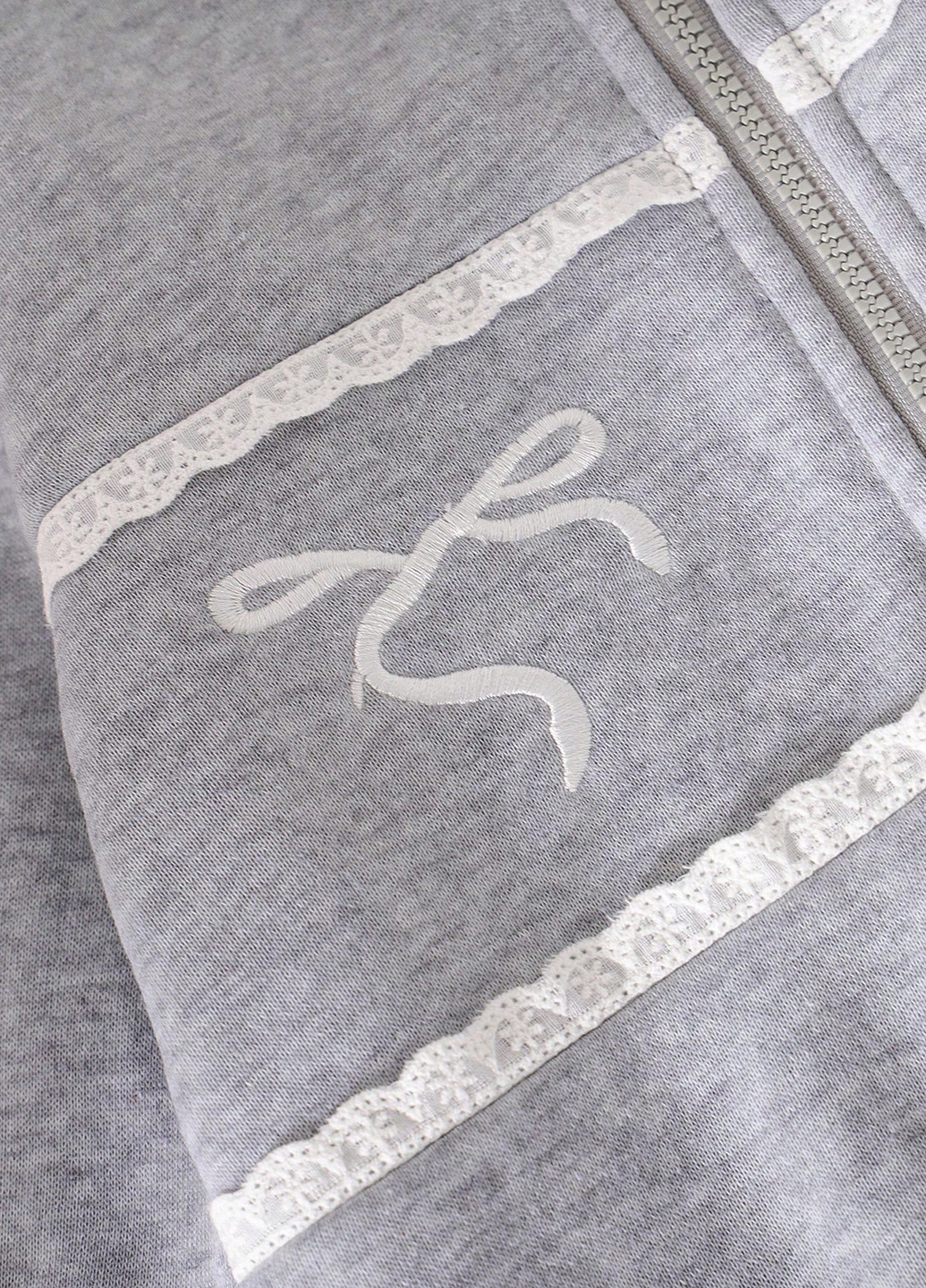 Сірий демісезонний костюм (кофта, штани) брючний SHEIN