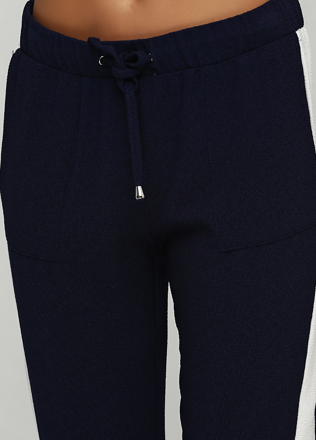 Темно-синие кэжуал демисезонные брюки Imitz