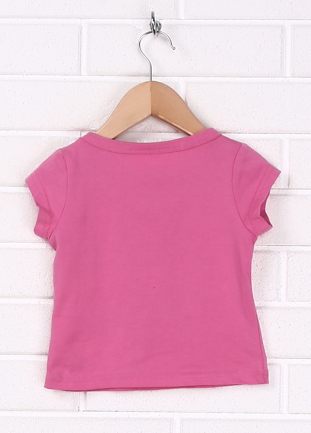 Розовая летняя футболка с коротким рукавом Aggresive