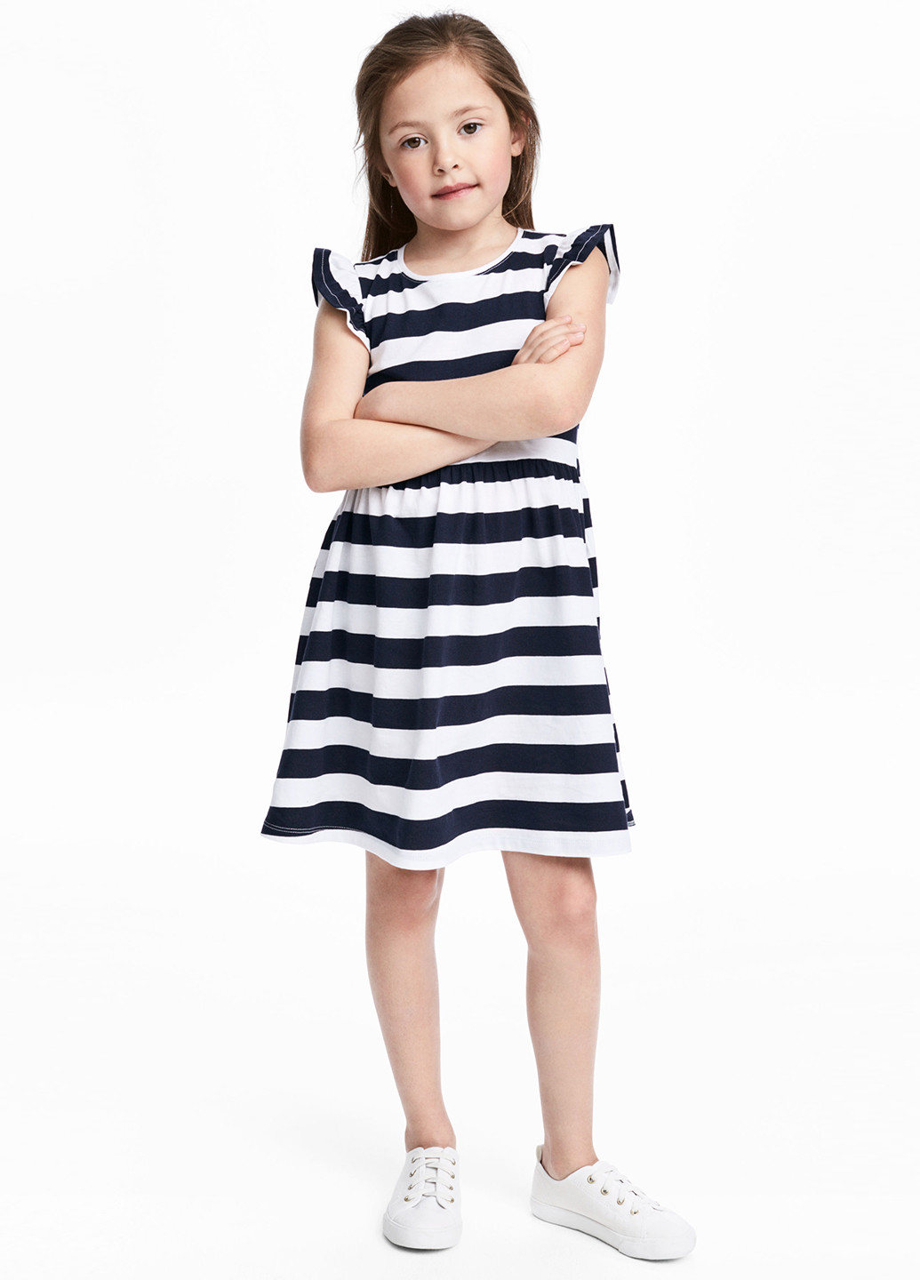 Комбинированное платье H&M (61626404)