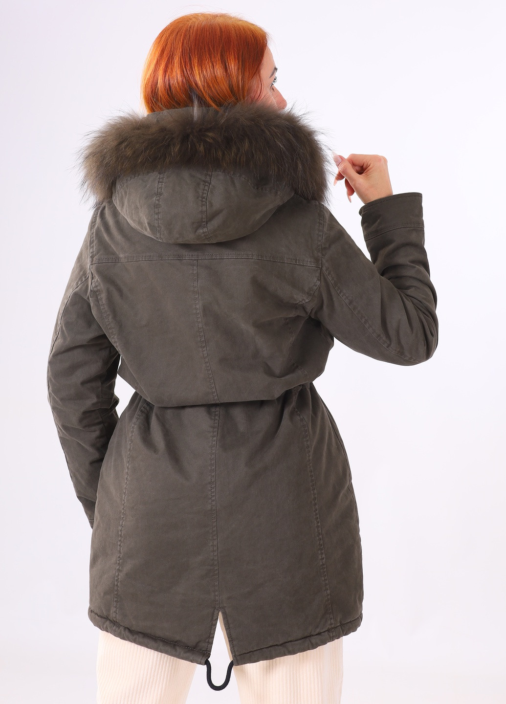 Оливкова (хакі) куртка Yuko