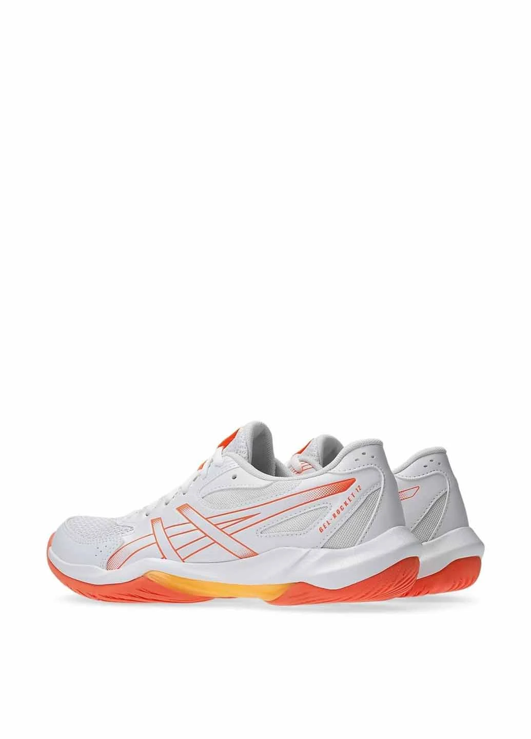 Кроссовки 1072A119-100 Asics Roket 12 White белые демисезоны (368082451)