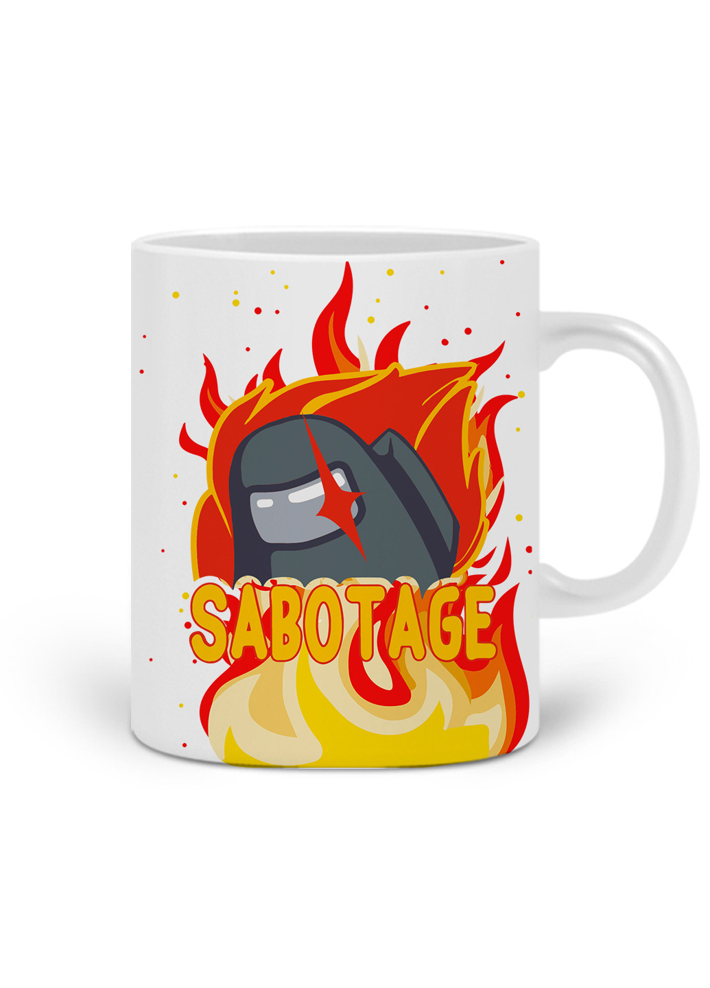 Кружка Амонг Ас (Sabotage Among Us) 330 мл Чашка Керамическая (20259-2426) MobiPrint (219778357)