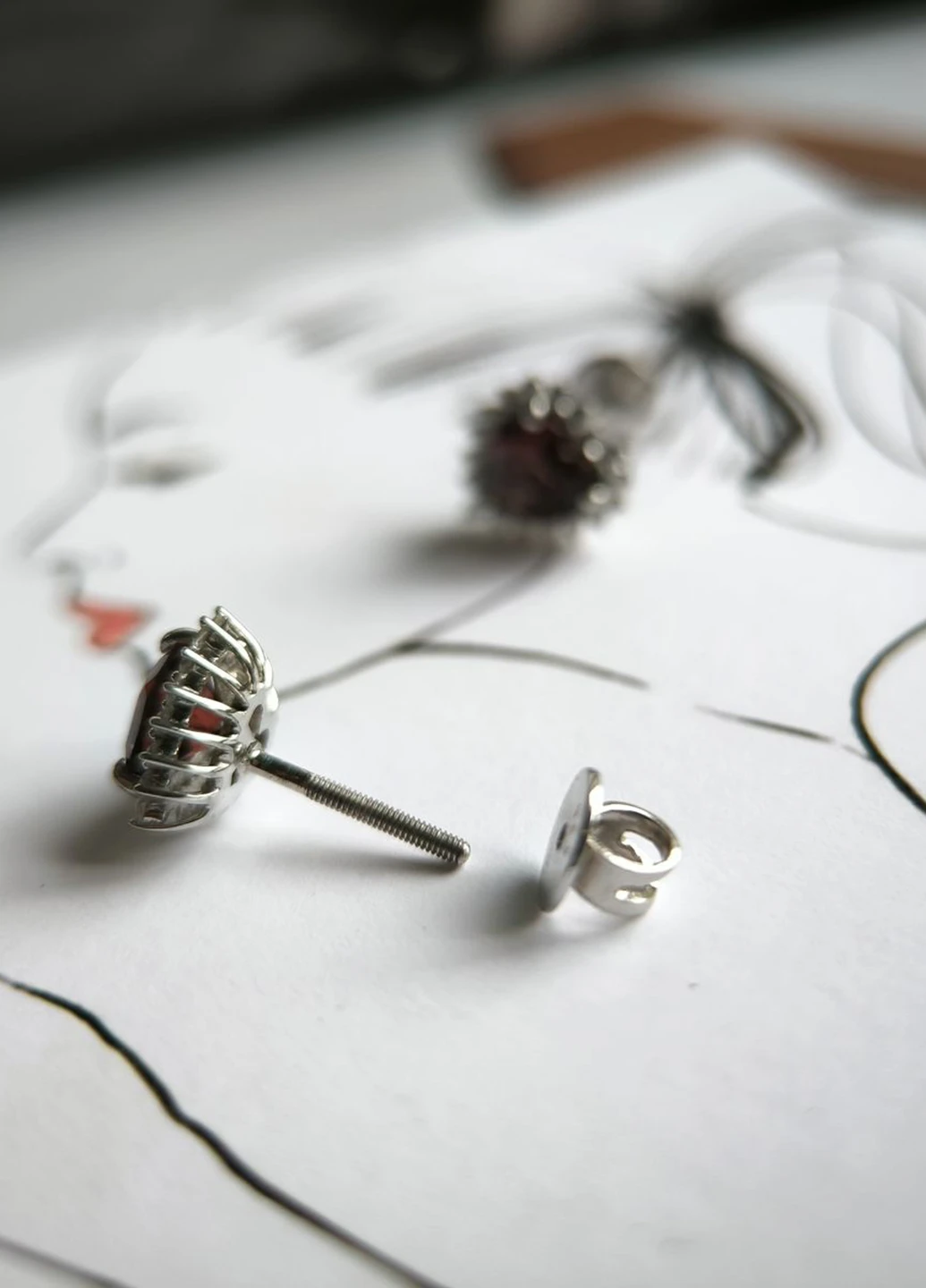 Сережки Silver Flame (354214474)