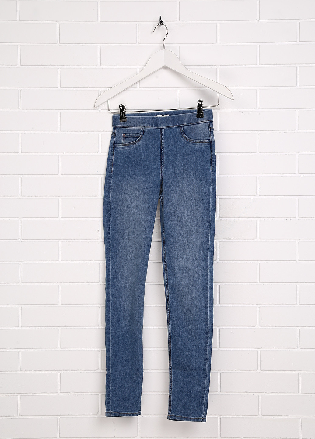 Темно-голубые демисезонные джинсы H&M