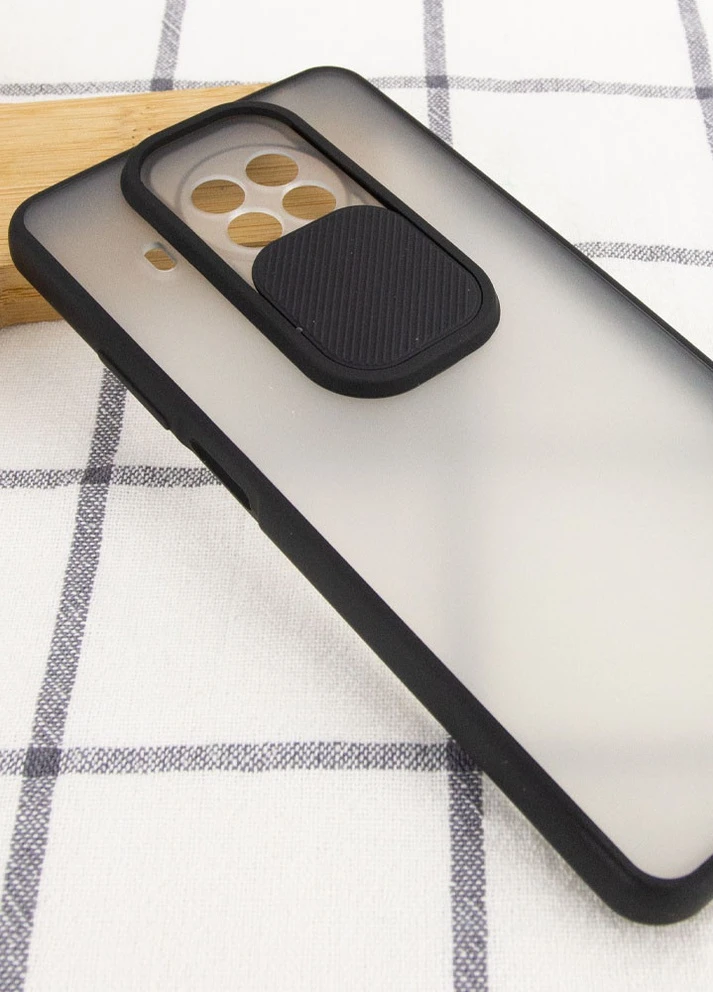 Чохол Camshield mate TPU зі шторкою для камери для Xiaomi Mi 10T Lite / Redmi Note 9 Pro 5G Чорний (is_00000042626_6) Epik (237824643)