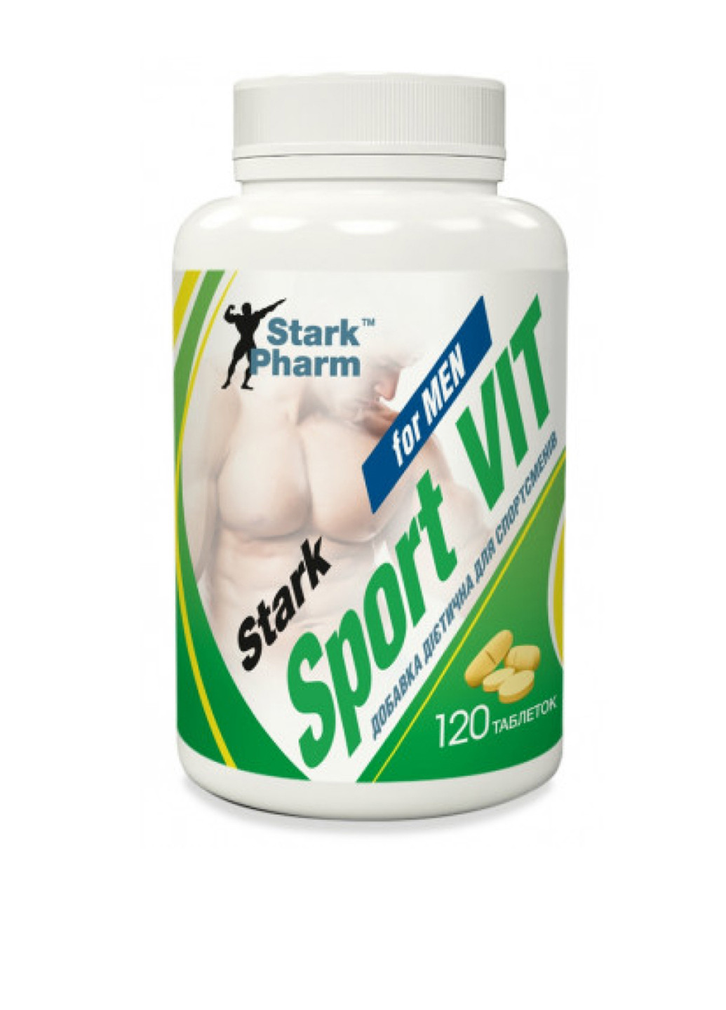 Комплекс вітамінів для фізичної та психічної активності чоловіків (120 капсул) Stark Pharm (251134485)