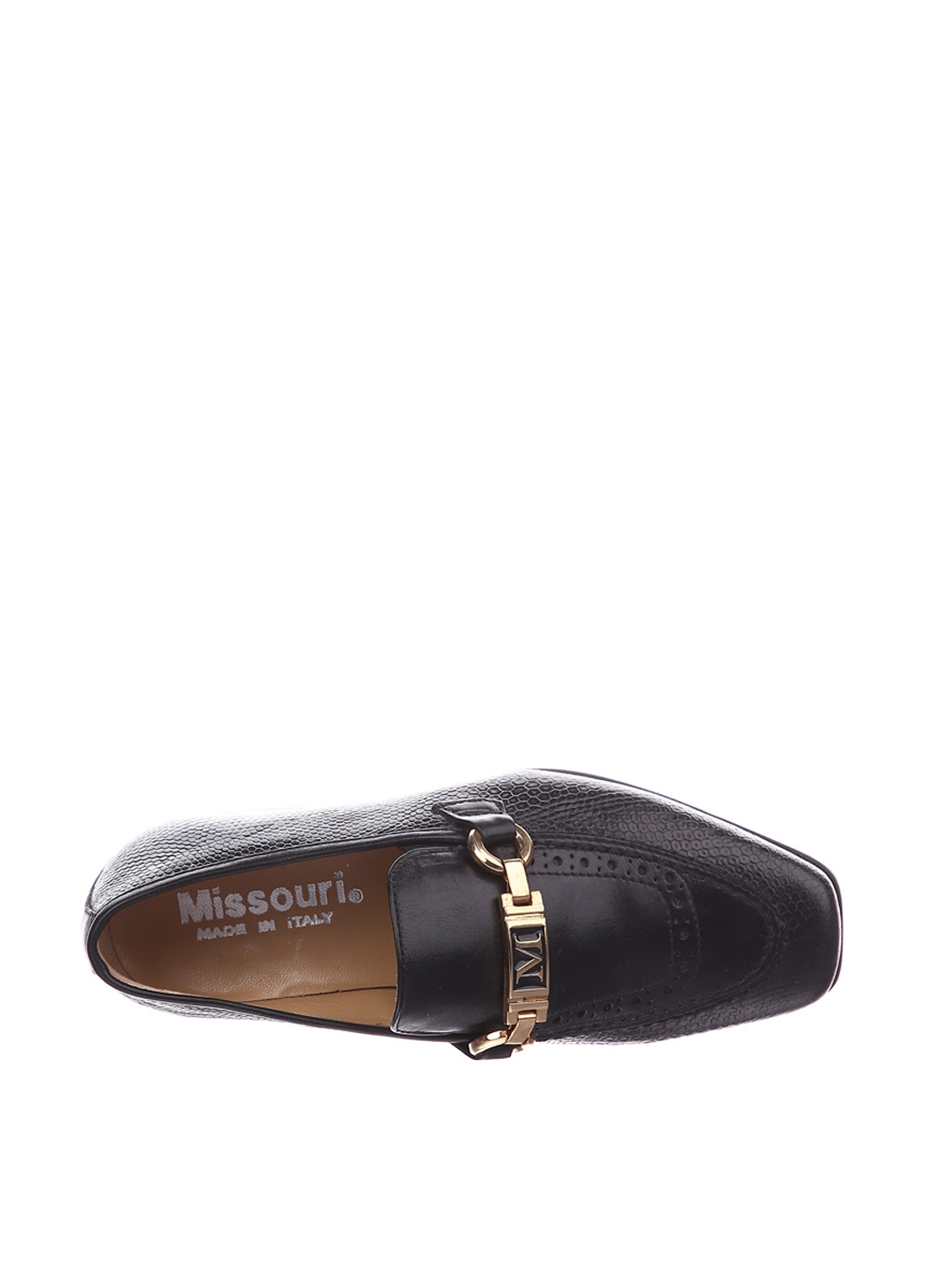 Черные туфли без шнурков Missouri