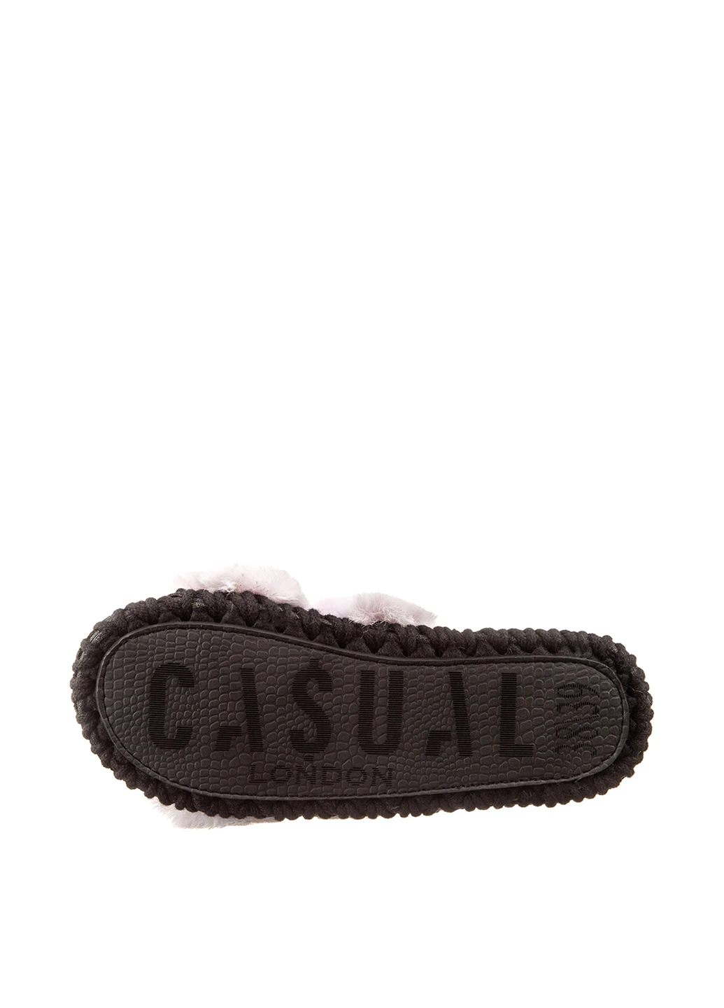 Розовые тапочки Casual с мехом