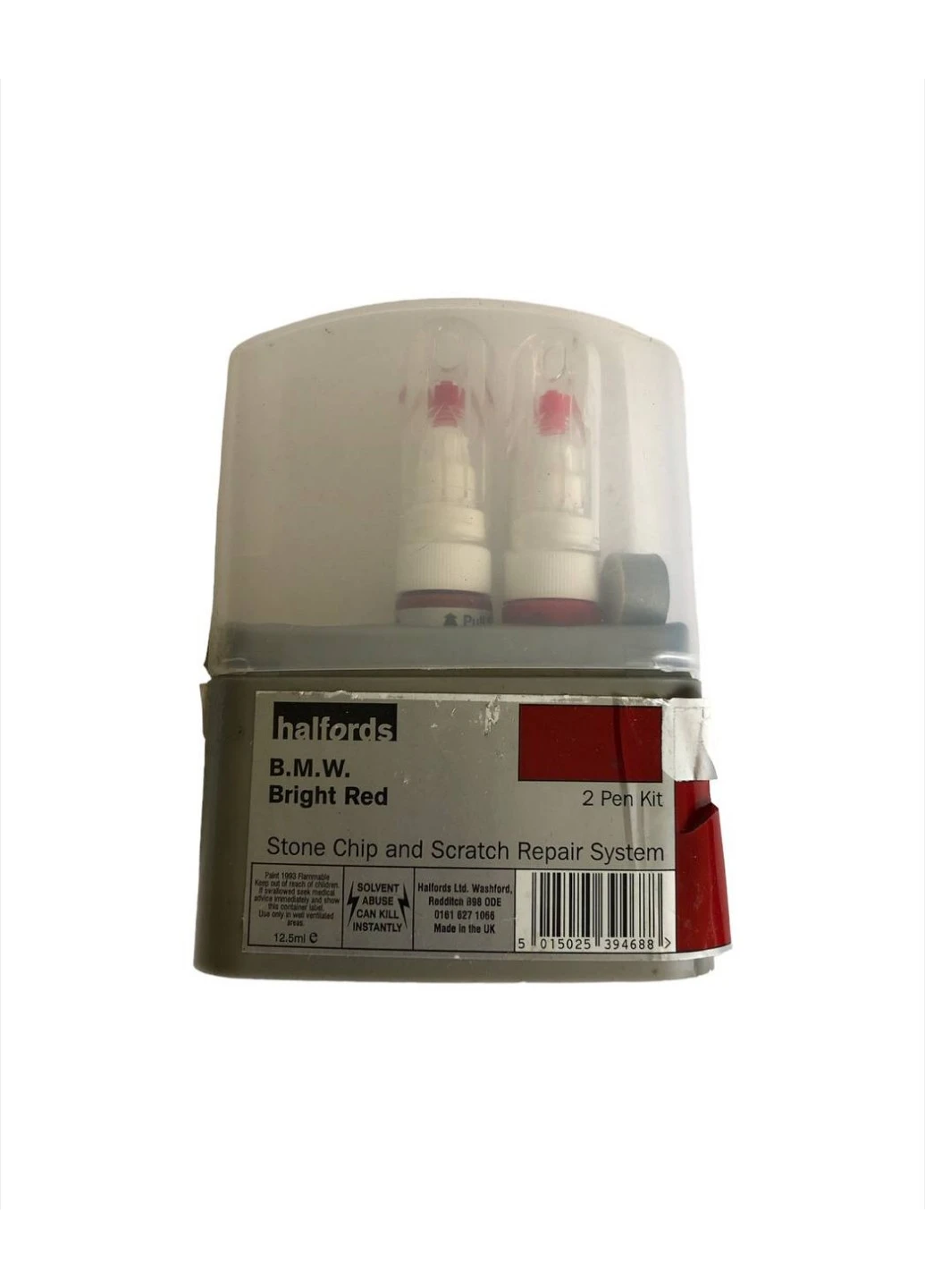 Ремкомплект для ремонту подряпин та сколів B.M.W. Bright Red 2 шт. 12.5 мл Halfords (254913983)