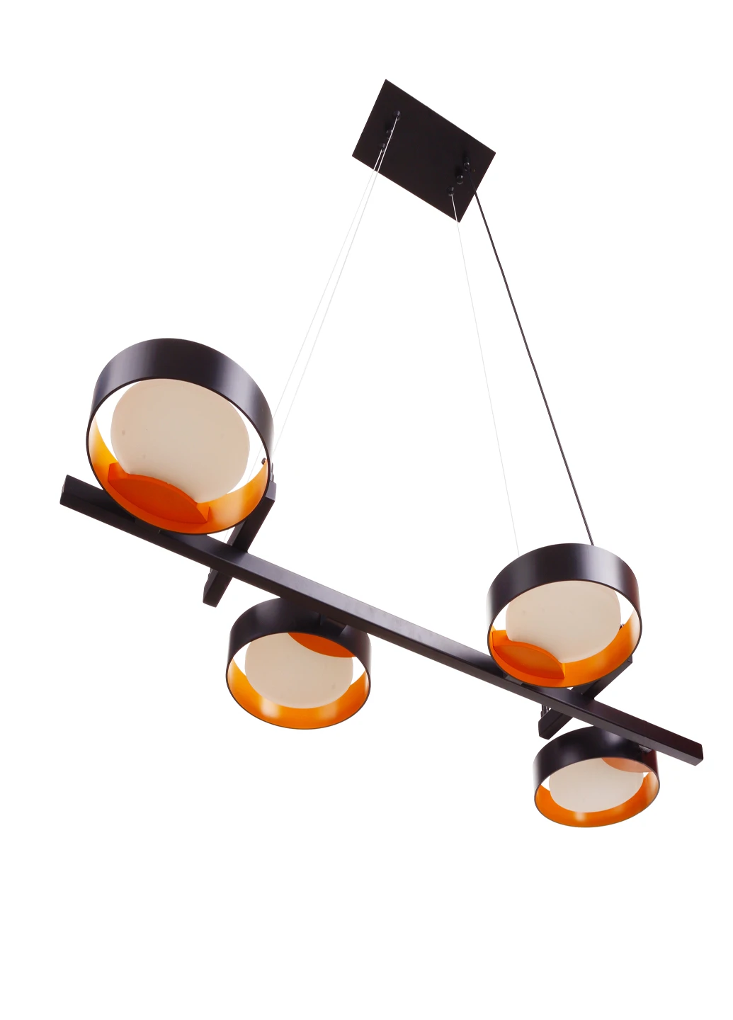 Светодиодная люстра BR-01 666S/4 LED 20W NW BK/G Brille (247209197)