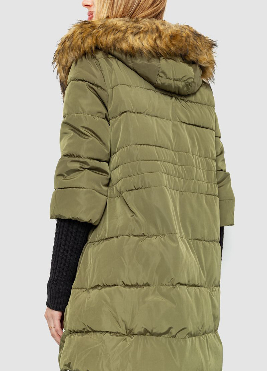 Оливкова (хакі) зимня куртка Ager