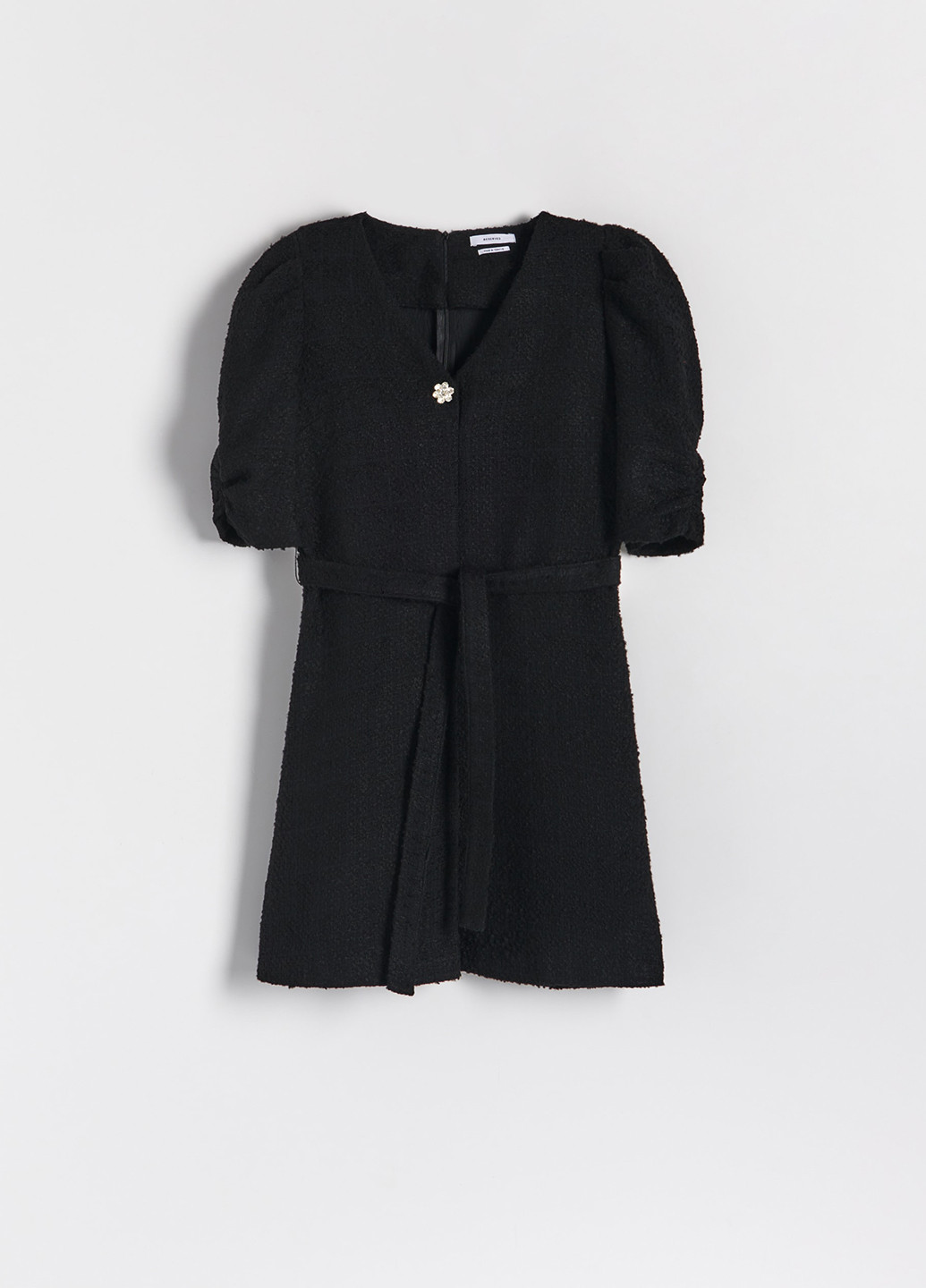 Черное кэжуал платье Reserved однотонное