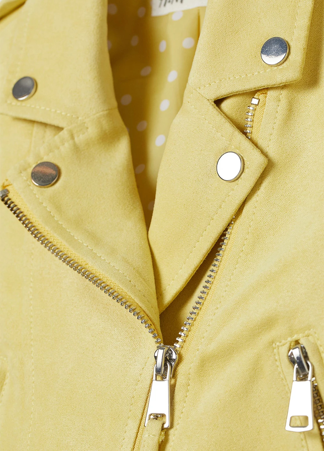 Светло-желтая демисезонная куртка H&M