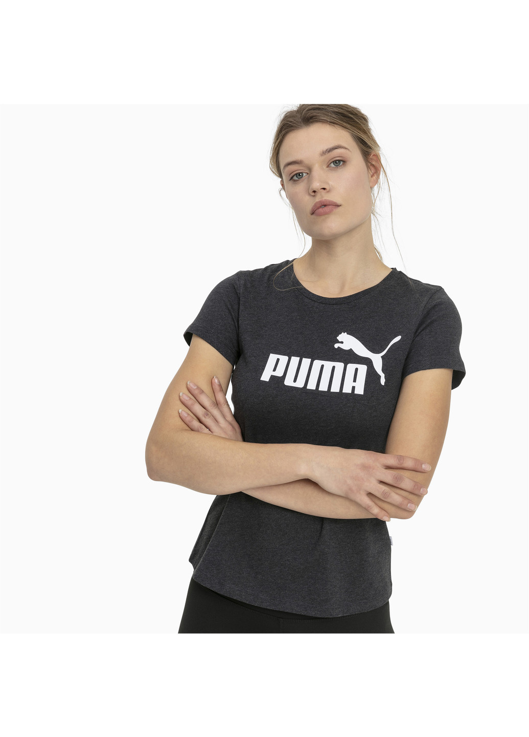 Серая всесезон футболка Puma Essentials Tee