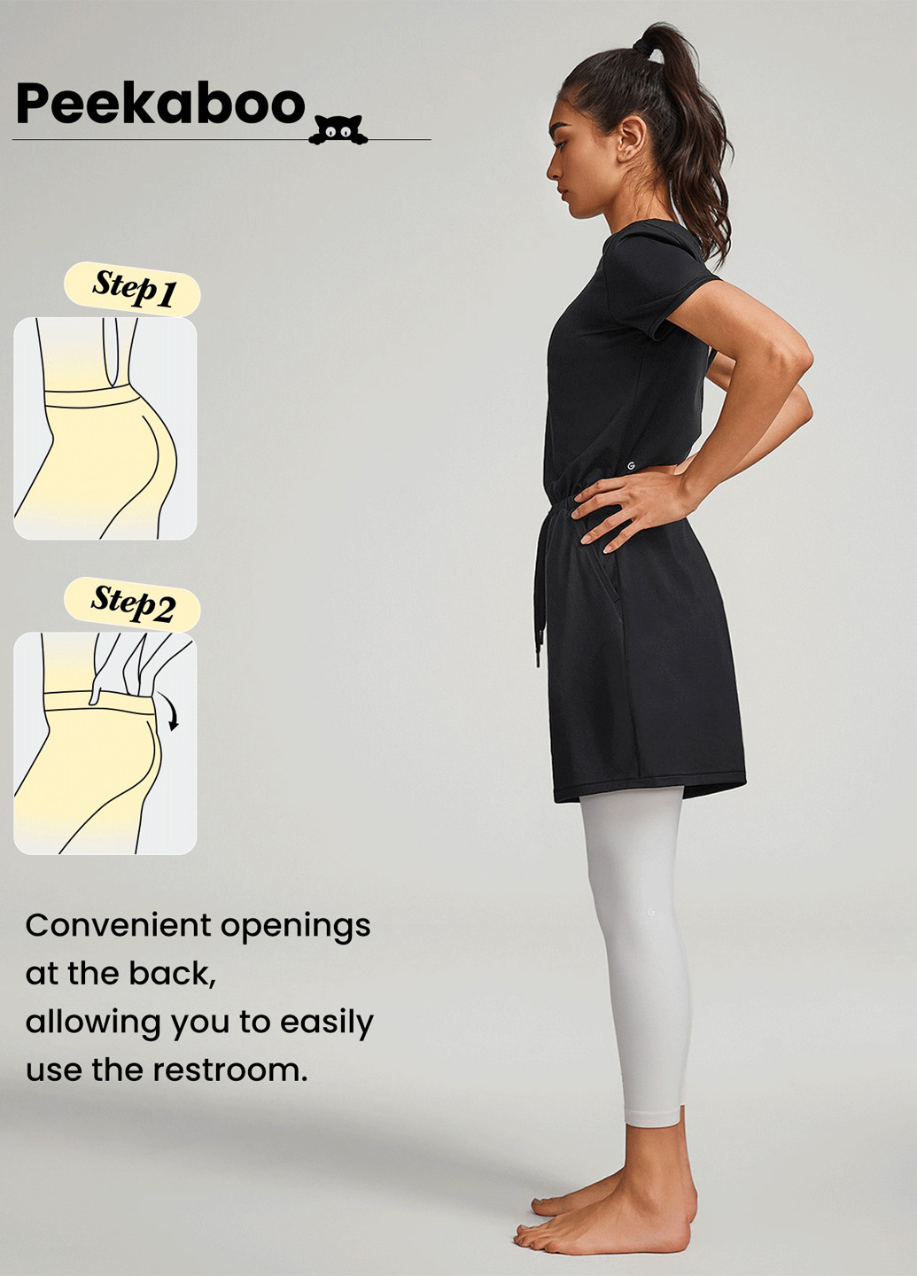 Комбінезон SHEIN комбінезон-шорти однотонний оливковий спортивний поліестер