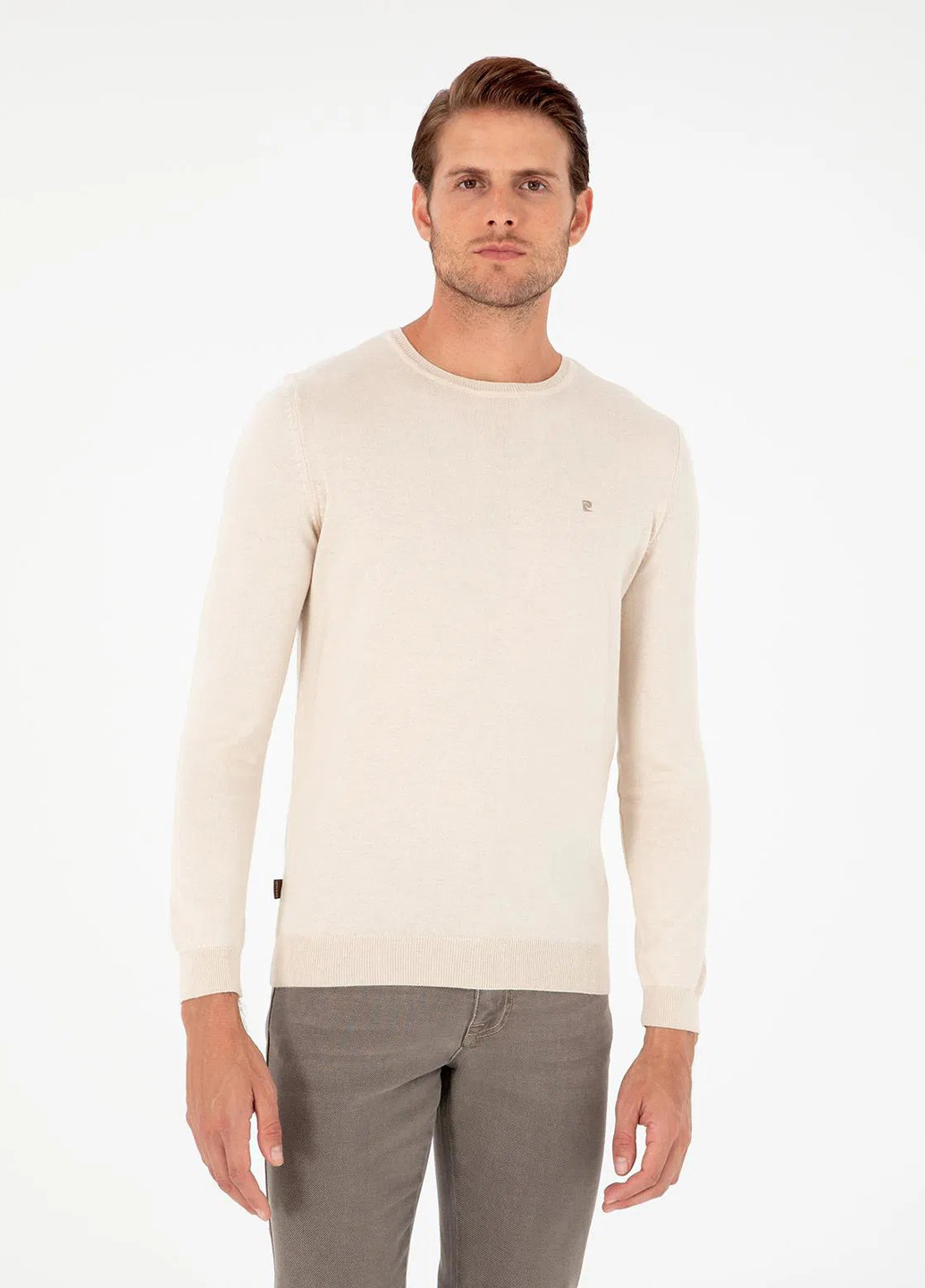 Бежевый демисезонный джемпер джемпер Pierre Cardin