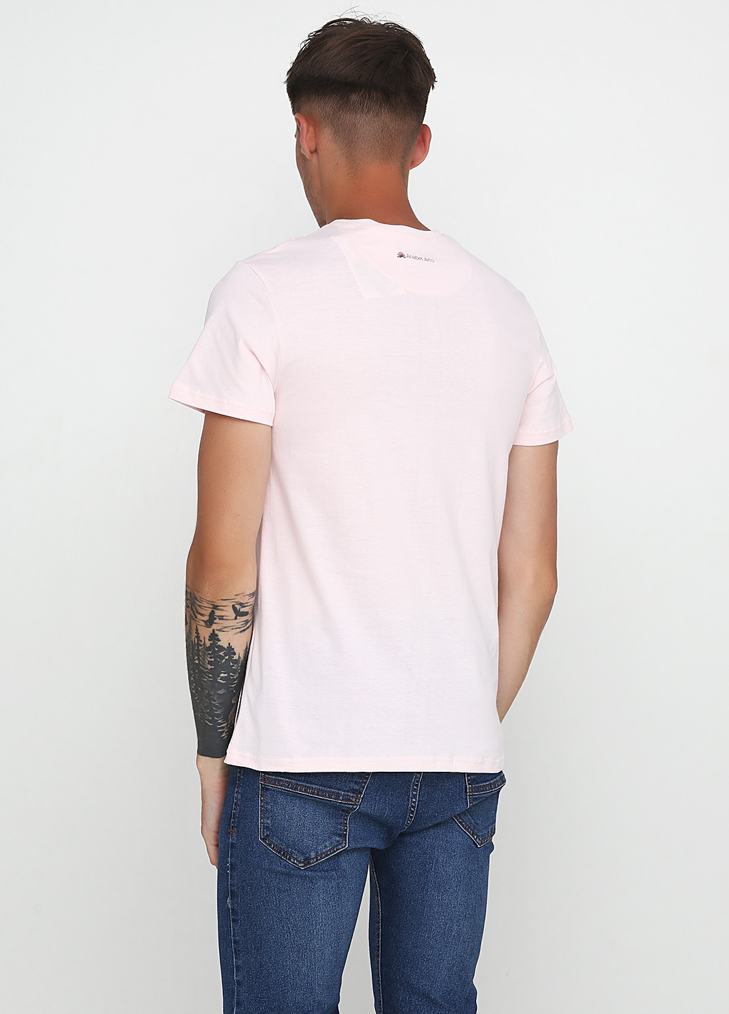Светло-розовая футболка Anabel Arto