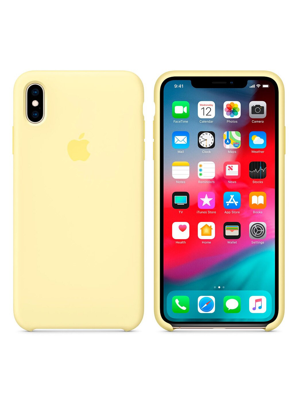 Чохол Silicone case for iPhone Xs Max Mellow Yellow Apple (220820932)