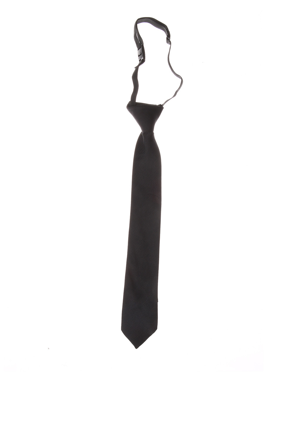 Краватка H&M стандартний однотонна чорна поліестер