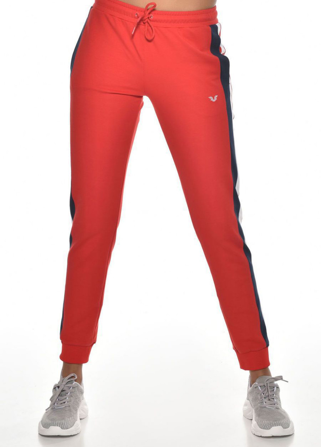 Красные спортивные демисезонные джоггеры брюки Bilcee