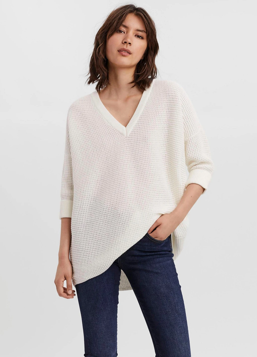 Білий демісезонний светр Vero Moda