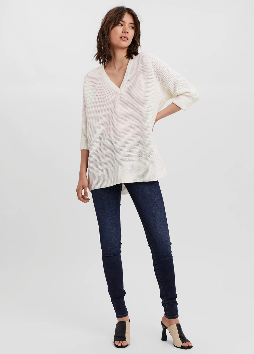 Білий демісезонний светр Vero Moda