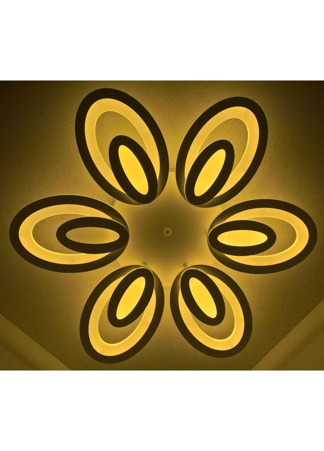 Люстра стельова LED з пультом A2309/6-wh Білий 9х62х62 см. Sunnysky (253122453)